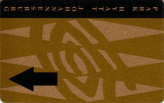 Hotel Keycard Hyatt Johannesburg South Africa Front