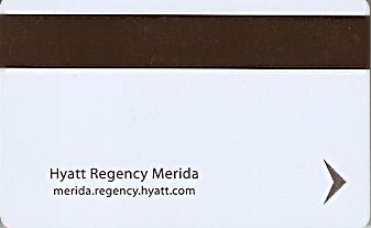 Hotel Keycard Hyatt Merida Venezuela Back