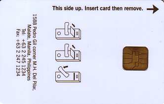 Hotel Keycard Hyatt Manila Philippines Back