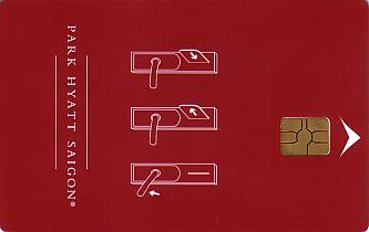 Hotel Keycard Hyatt Saigon Vietnam Back