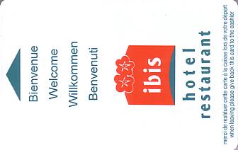 Hotel Keycard Ibis Generic Front