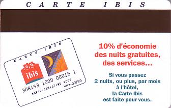 Hotel Keycard Ibis Generic Back