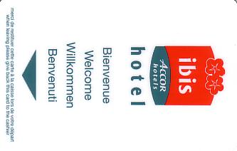 Hotel Keycard Ibis Generic Front