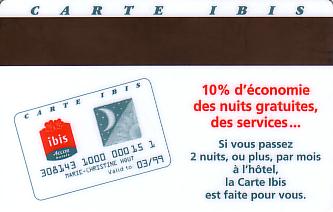 Hotel Keycard Ibis Generic Back