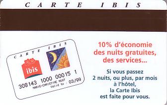 Hotel Keycard Ibis Generic Back