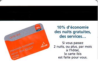 Hotel Keycard Ibis Generic Back