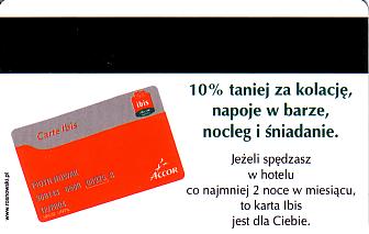 Hotel Keycard Ibis Generic Back