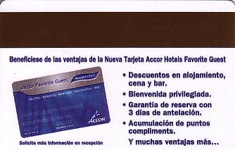 Hotel Keycard Ibis Generic Back