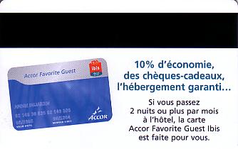 Hotel Keycard Ibis Generic Back