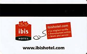 Hotel Keycard Ibis Generic Back