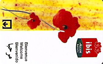 Hotel Keycard Ibis  Morocco Front