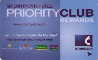 Hotel Keycard Inter-Continental Generic Front