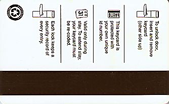 Hotel Keycard Inter-Continental Generic Back