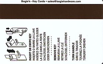 Hotel Keycard Inter-Continental Generic Back