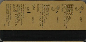 Hotel Keycard Inter-Continental Generic Back
