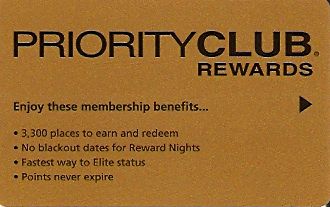 Hotel Keycard Inter-Continental Generic Front