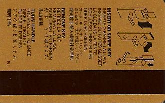 Hotel Keycard Inter-Continental Generic Back