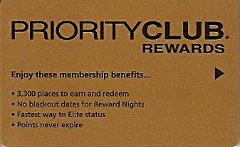 Hotel Keycard Inter-Continental Generic Front
