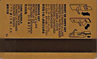 Hotel Keycard Inter-Continental Generic Back
