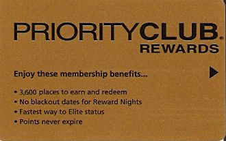 Hotel Keycard Inter-Continental Generic Front