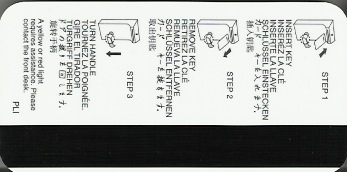 Hotel Keycard Inter-Continental Generic Back