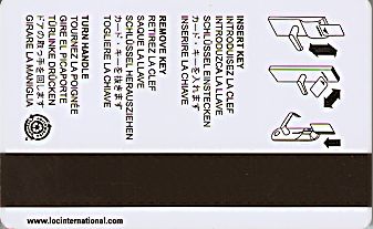 Hotel Keycard Inter-Continental Generic Back