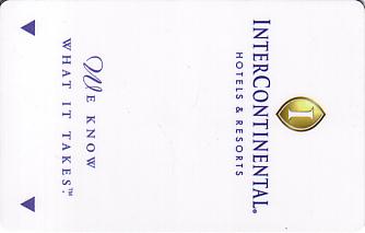 Hotel Keycard Inter-Continental Generic Front