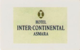 Hotel Keycard Inter-Continental Asmara Eritrea Front