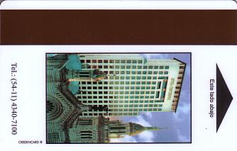 Hotel Keycard Inter-Continental Buenos Aires Argentina Back