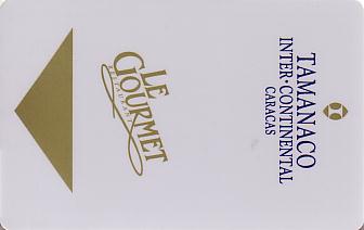 Hotel Keycard Inter-Continental Caracas Venezuela Front