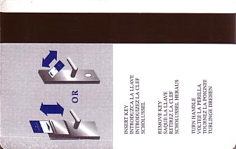 Hotel Keycard Inter-Continental Centro America Costa Rica Back