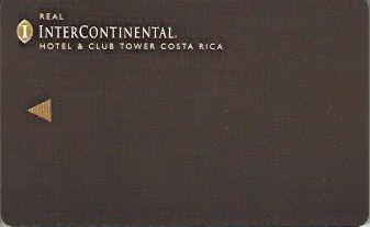 Hotel Keycard Inter-Continental  Costa Rica Front