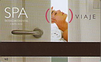 Hotel Keycard Inter-Continental  Costa Rica Back