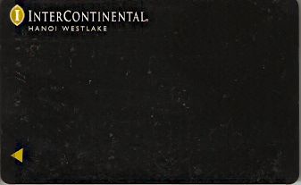 Hotel Keycard Inter-Continental Hanoi Vietnam Front