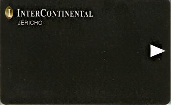 Hotel Keycard Inter-Continental Jericho Palestine Front