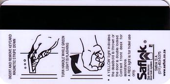 Hotel Keycard Inter-Continental Johannesburg South Africa Back