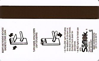 Hotel Keycard Inter-Continental Johannesburg South Africa Back