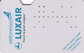 Hotel Keycard Inter-Continental  Luxembourg Back
