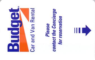 Hotel Keycard Inter-Continental  Luxembourg Front