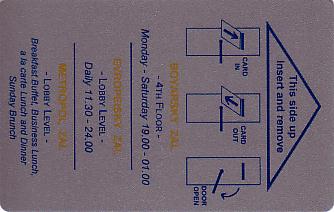 Hotel Keycard Inter-Continental Moscow Russian Federation Front