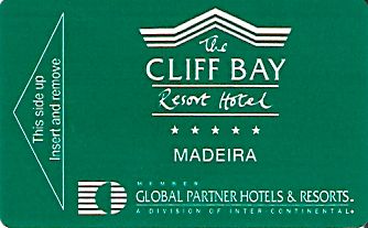 Hotel Keycard Inter-Continental Madeira Portugal Front