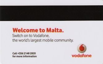 Hotel Keycard Inter-Continental  Malta Back