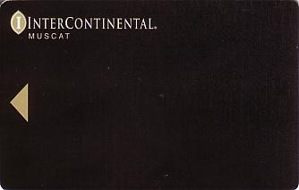 Hotel Keycard Inter-Continental Muscat Oman Front