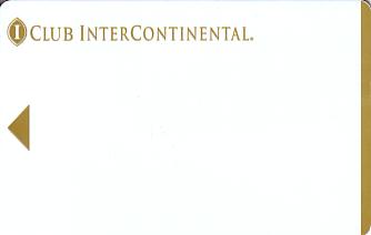 Hotel Keycard Inter-Continental Muscat Oman Front