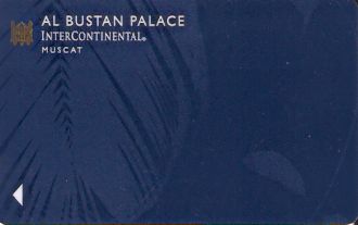 Hotel Keycard Inter-Continental Muscat Oman Front
