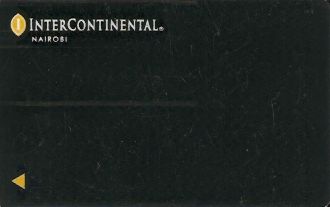 Hotel Keycard Inter-Continental Nairobi Kenya Front