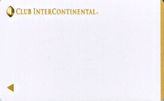 Hotel Keycard Inter-Continental Nairobi Kenya Front