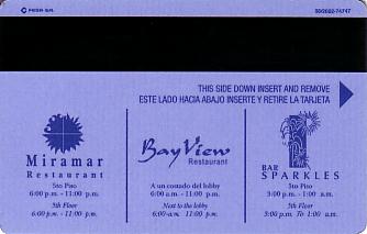 Hotel Keycard Inter-Continental  Panama Back