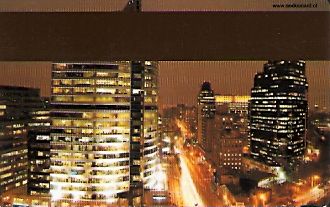 Hotel Keycard Inter-Continental Santiago Chile Back