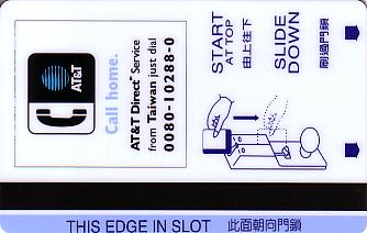 Hotel Keycard Inter-Continental Taipei Taiwan Back